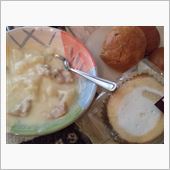 娘の用意した朝ごはん♪