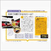 手洗い洗車の消費カロリー？