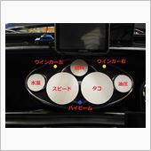 センターメーター　レイアウト考
