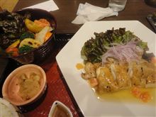 鶏の柚子こしょう炭火焼き定食