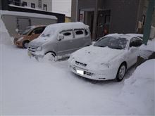 雪と戦う