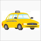 タクシーに乗って