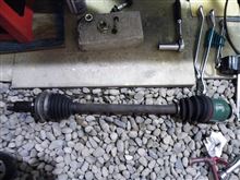 第2次整改作業日報(その1、オイル交換とドラシャ摘出)