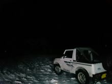 たまにはこんな雪遊びも 