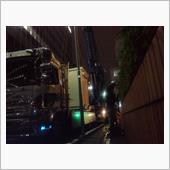 銀座の街中で、通行止めにして ...