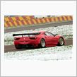 458イタリア　GTC(458イタリアGTⅡ)　　　大きなウイングが、、、、。　　レーシングマシン
