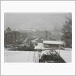 雪の朝。