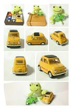 ＼(^o^)／わーい、バレンタインチョコだケロ   FIAT500・・・ミニカーはFIAT特注