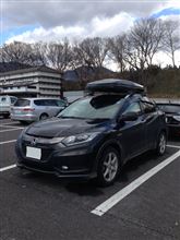 雪道の峠越え