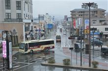 2015年3月7日JR倉吉駅でバスを撮る。
