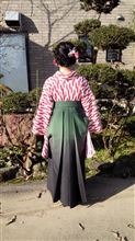 今日は上の娘の卒業式です。