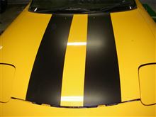 レーシングストライプ貼付工程
