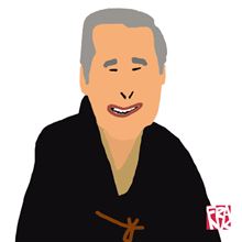 遅ればせながら、謹んで米朝さんを描かせていただきました。