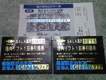 今シーズンのスキーは終了（かも知れない）
