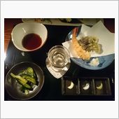 日本酒と天ぷら　社交会
