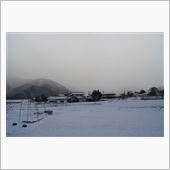 雪　次女と（笑）