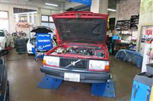 ボルボ 240は車検の季節。 