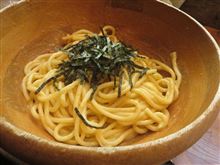 今日のランチは、「パンコントマテ」うにのスパゲッティー