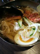 牛角の冷麺