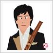 今日は藤原道山のアメージンググレイスで起きましたょ！