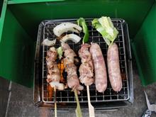 庭食（焼き鳥ウインナー炭火焼き） 