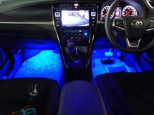 ハリアー６０　天井ＬＥＤ・フットランプ取付