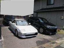 黄金週間　2日目　これまた　久々　ハリアー洗車