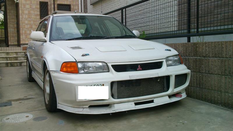 cp9a フロントフェンダー CE9AにCP9Aのフロントフェンダーを付けてみましたとにかく