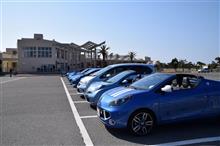 おや、青い車たちのようすが……？第2回インパクトブルーのツーリングに参加してきた②