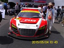 富士　スーパーＧＴ　にて。　　　　　　アウディ　Ｒ８　　ＧＴ３００クラス