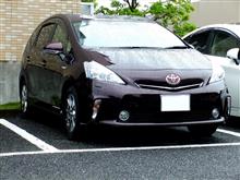 昨日は、茶アルファ号を運転