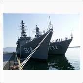 今朝の観光港には練習艦３５１ ...