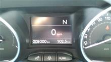 ピッタリ8000km