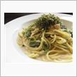 今日のランチは、「ラ・パウザ」鶏とほうれんそうの明太子クリームセット 750円