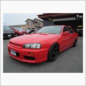 赤いハコスカ。