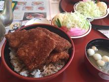 敦賀出張、ソースカツ丼とキスの刺し盛り