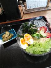 サラダ蕎麦？・・・鹿野そば処