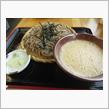 今日のランチは、「花まさ庵」とろろそば1,300円＋下仁田ネギ天ぷら700円