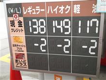 ７／１６　ガソリン価格 