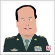 中国軍制服組元トップ、郭伯雄さん。描きたいお顔なので…
