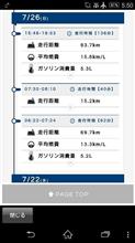3.5Lエンジンで約2トンの車にしては良い燃費♪