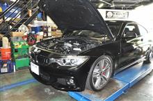 BMW 420i 初オイル交換しました（＾＾；