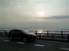 夏休み　3日目の早朝　久しぶりに　ハリアーで