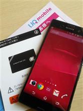 UQ mobileにMNP