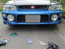 前後に穴をあけました