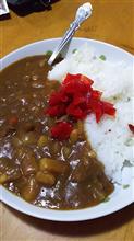 手作りカレーライスを食べました。(^o^)