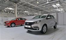 ダイナミックシールド フェイス 風味 の Lada Vesta Xray ： ロシア ・・・・ 