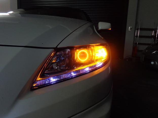 ｃｒ ｚ ヘッドライト加工 車検 山梨県よりご来店 Aquaのブログ Aqua セキュリティ ｌｅｄショップのブログ みんカラ