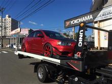 ☆　札幌のクルーズ 朝イチ エボⅩ 積載車でGo！　☆　