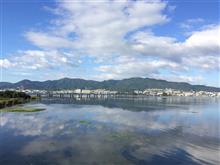 ロードバイクで琵琶湖一周。